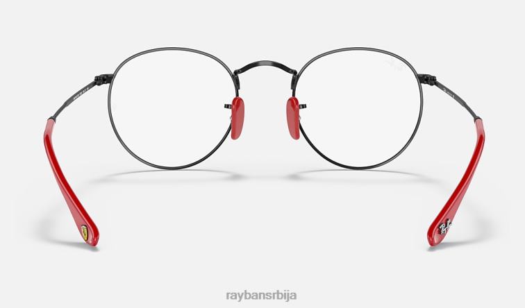 Ray-Ban рб3447вм колекција сцудериа феррари P0HP2328 наочаре за сунце углачана црна мушкарци