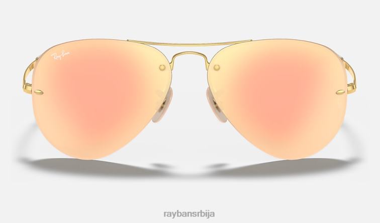 Ray-Ban рб3449 P0HP680 наочаре за сунце полирано злато/бакар мушкарци