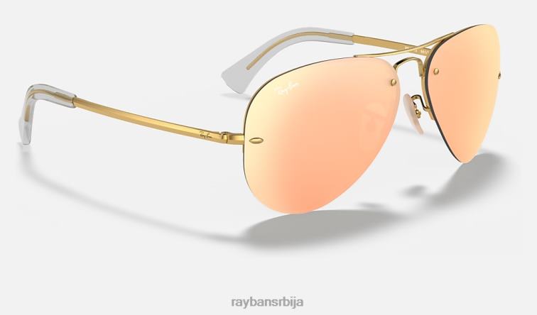 Ray-Ban рб3449 P0HP680 наочаре за сунце полирано злато/бакар мушкарци