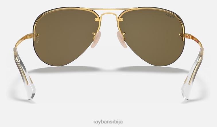Ray-Ban рб3449 P0HP680 наочаре за сунце полирано злато/бакар мушкарци