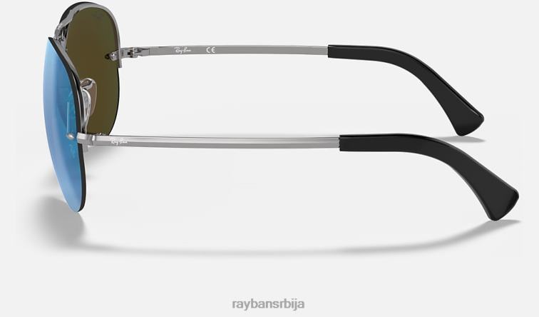 Ray-Ban рб3449 P0HP685 наочаре за сунце углачан гунметал/плаво мушкарци