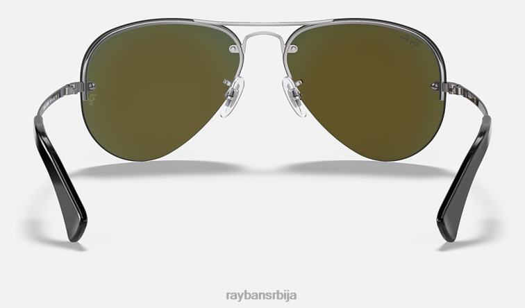 Ray-Ban рб3449 P0HP685 наочаре за сунце углачан гунметал/плаво мушкарци