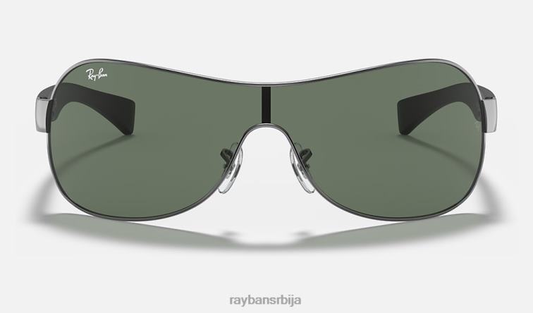 Ray-Ban рб3471 P0HP800 наочаре за сунце углачан гунметал/зелено мушкарци