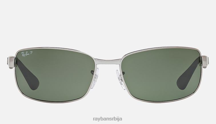 Ray-Ban рб3478 P0HP879 наочаре за сунце углачан гунметал/зелено мушкарци
