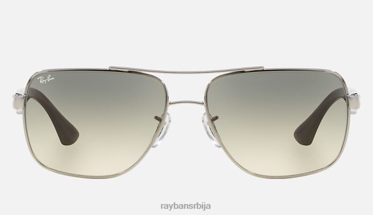 Ray-Ban рб3483 P0HP1268 наочаре за сунце полирано сребрно/светло сиво мушкарци
