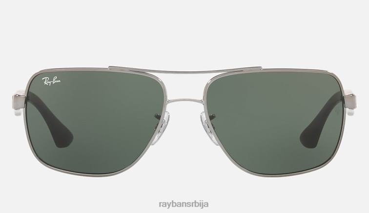 Ray-Ban рб3483 P0HP1269 наочаре за сунце углачан гунметал/зелено мушкарци