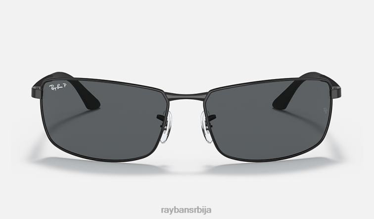Ray-Ban рб3498 P0HP712 наочаре за сунце мат црна/сива мушкарци