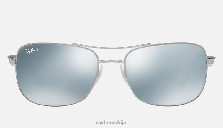 Ray-Ban рб3515 P0HP1095 наочаре за сунце углачан гунметал/сребро мушкарци