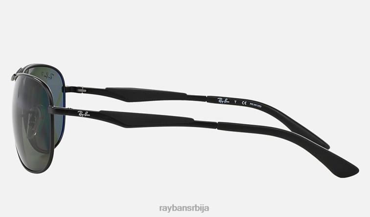Ray-Ban рб3519 P0HP1261 наочаре за сунце мат црна/зелена мушкарци