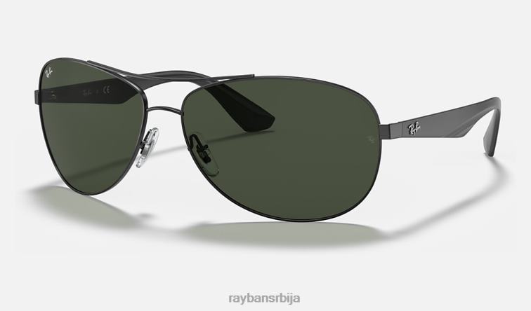 Ray-Ban рб3526 P0HP1110 наочаре за сунце мат црна/зелена мушкарци