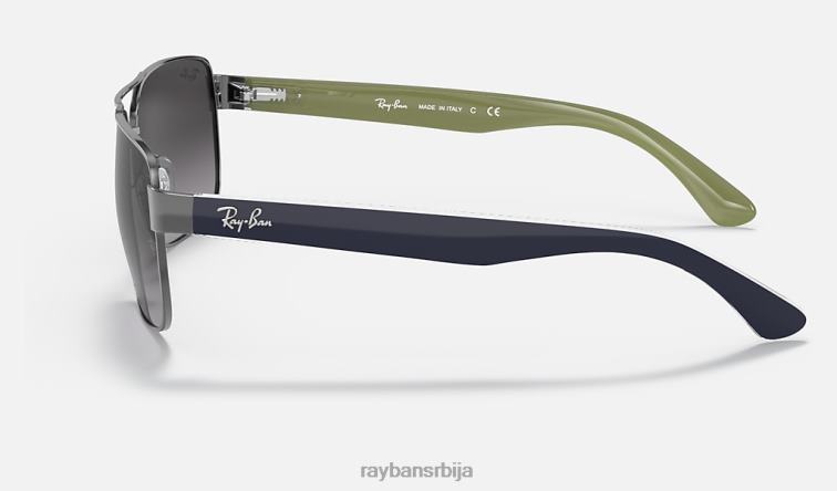 Ray-Ban рб3530 P0HP764 наочаре за сунце углачан гунметал/сива мушкарци