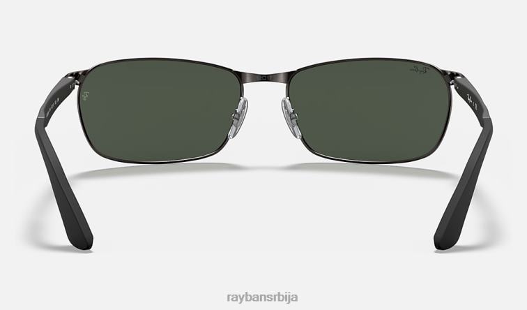 Ray-Ban рб3534 P0HP1035 наочаре за сунце углачан гунметал/зелено мушкарци