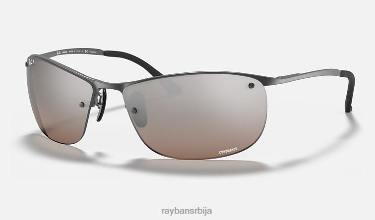 Ray-Ban рб3542 цхроманце P0HP910 наочаре за сунце мат гунметал/сребро мушкарци