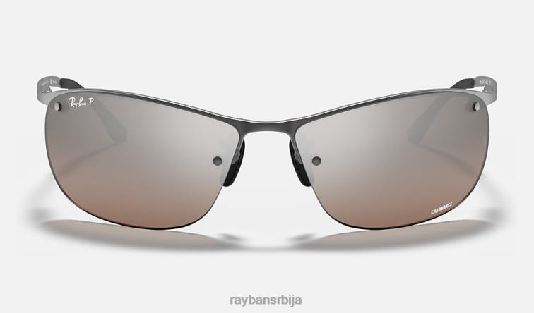 Ray-Ban рб3542 цхроманце P0HP910 наочаре за сунце мат гунметал/сребро мушкарци