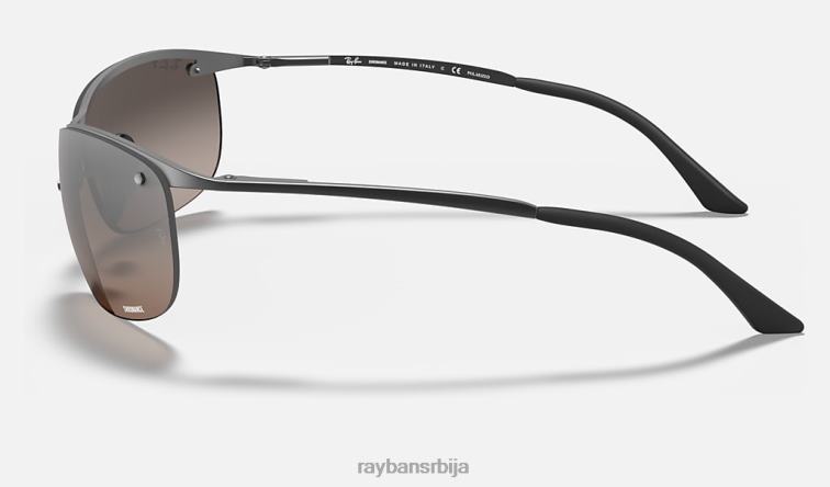 Ray-Ban рб3542 цхроманце P0HP910 наочаре за сунце мат гунметал/сребро мушкарци