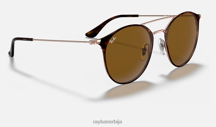 Ray-Ban рб3546 P0HP651 наочаре за сунце углачана хавана/браон мушкарци