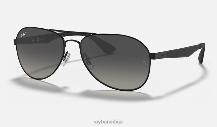 Ray-Ban рб3549 P0HP873 наочаре за сунце полирана црно/сива мушкарци