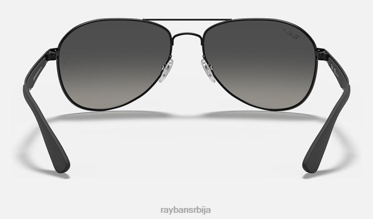 Ray-Ban рб3549 P0HP873 наочаре за сунце полирана црно/сива мушкарци