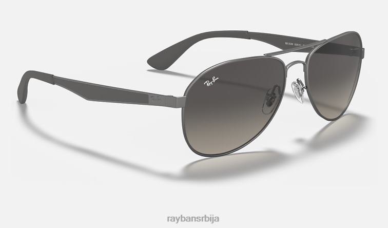 Ray-Ban рб3549 P0HP875 наочаре за сунце мат гунметал/сива мушкарци