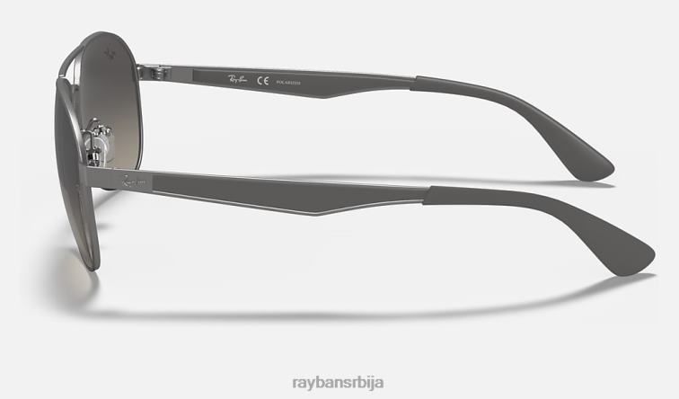 Ray-Ban рб3549 P0HP875 наочаре за сунце мат гунметал/сива мушкарци