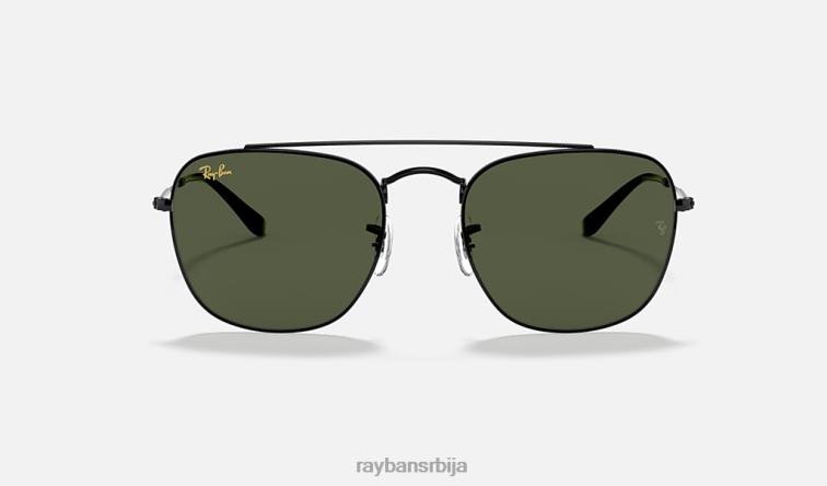 Ray-Ban рб3557 P0HP1147 наочаре за сунце полирана црно/зелена мушкарци