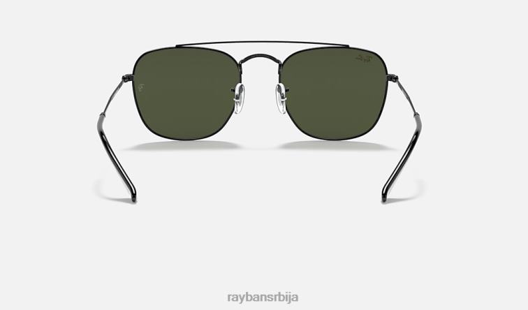 Ray-Ban рб3557 P0HP1147 наочаре за сунце полирана црно/зелена мушкарци