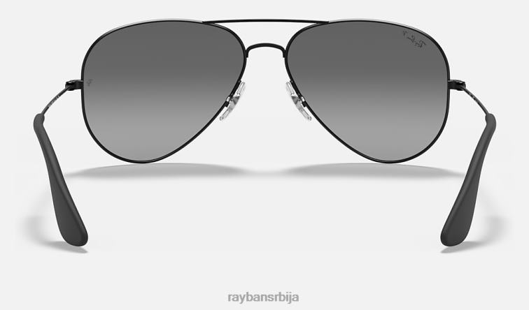 Ray-Ban рб3558 P0HP542 наочаре за сунце полирана црно/сива мушкарци