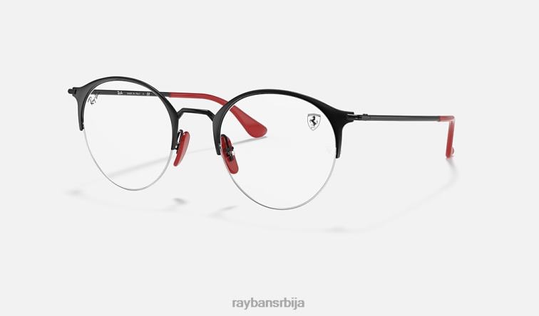 Ray-Ban рб3578вм сцудериа феррари колекција P0HP2418 наочаре за сунце мат црна мушкарци