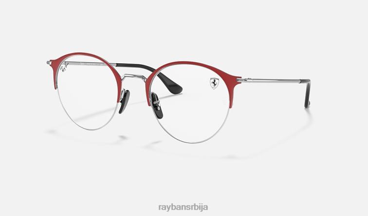 Ray-Ban рб3578вм сцудериа феррари колекција P0HP2419 наочаре за сунце мат црвена мушкарци