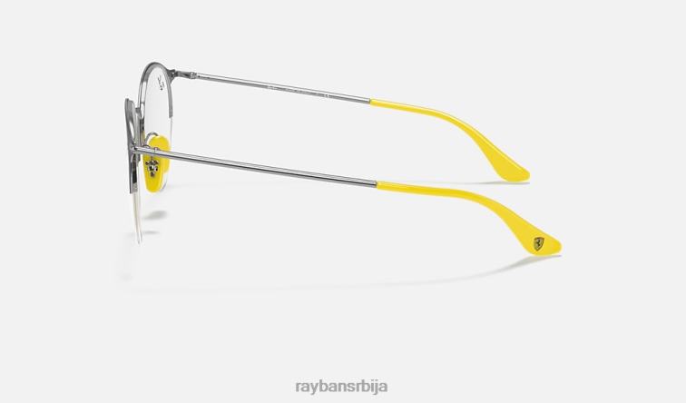 Ray-Ban рб3578вм сцудериа феррари колекција P0HP2420 наочаре за сунце углачано црно на сребру мушкарци