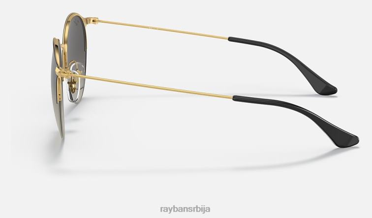 Ray-Ban рб3578 P0HP430 наочаре за сунце полирано црно на златно/сиво мушкарци