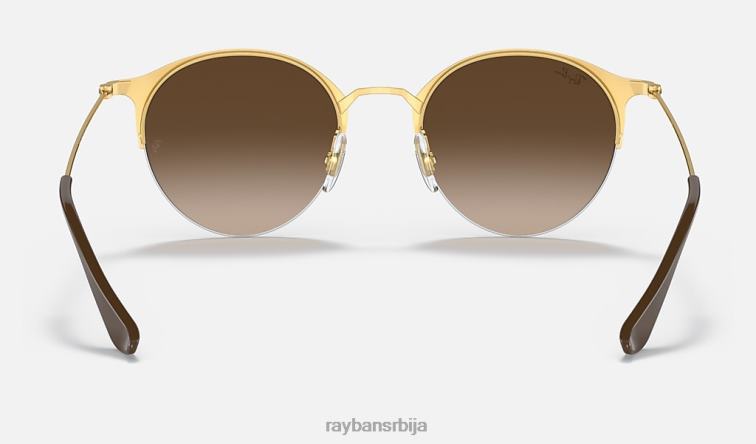 Ray-Ban рб3578 P0HP431 наочаре за сунце полирано браон/браон мушкарци