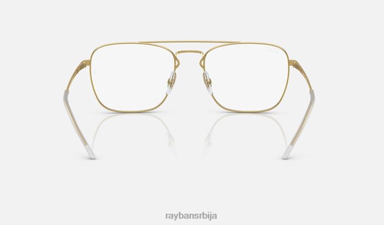 Ray-Ban рб3588 транзиције P0HP1246 наочаре за сунце полирано црно на златно/провидно/плаво мушкарци