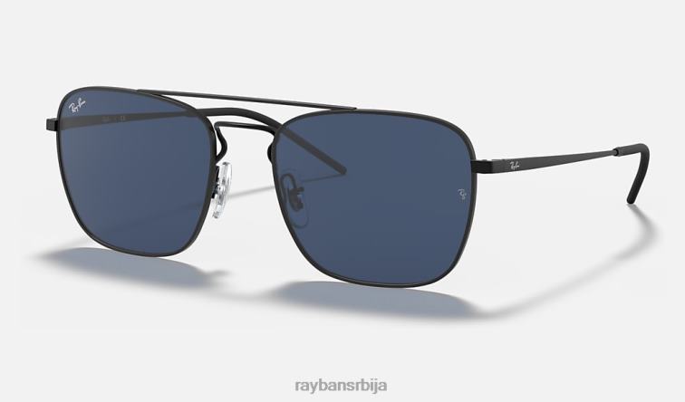 Ray-Ban рб3588 P0HP420 наочаре за сунце мат црна/плава мушкарци