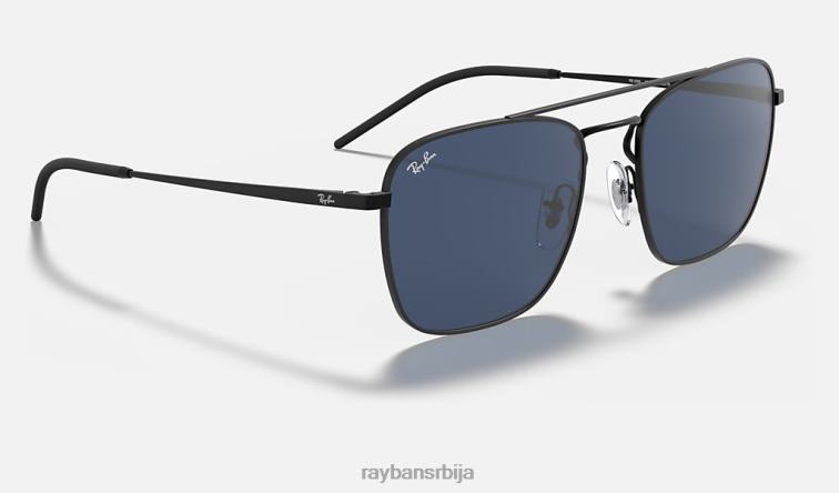 Ray-Ban рб3588 P0HP420 наочаре за сунце мат црна/плава мушкарци