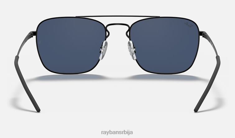 Ray-Ban рб3588 P0HP420 наочаре за сунце мат црна/плава мушкарци