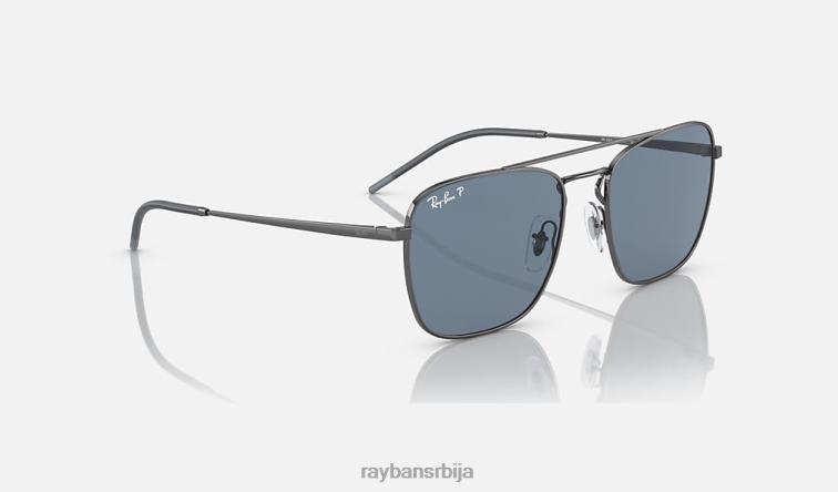 Ray-Ban рб3588 P0HP421 наочаре за сунце углачан гунметал/плаво мушкарци