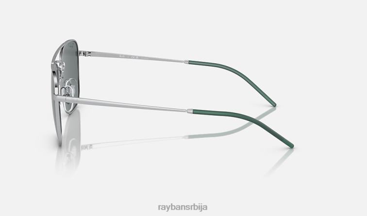 Ray-Ban рб3588 P0HP423 наочаре за сунце полирано сребрно/сиво мушкарци