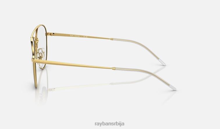 Ray-Ban рб3589 транзиције P0HP1518 наочаре за сунце полирано црно на златно/провидно/плаво мушкарци