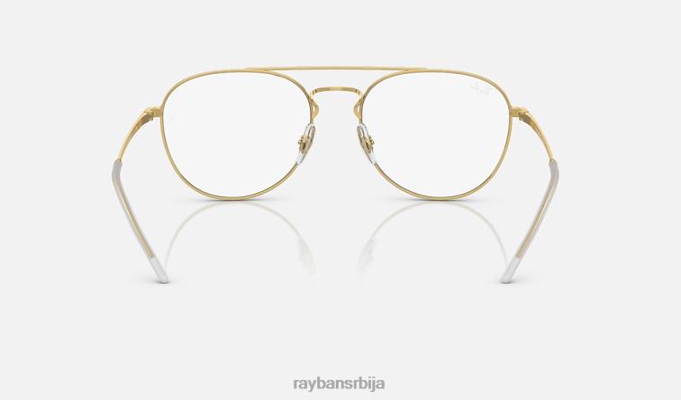Ray-Ban рб3589 транзиције P0HP1518 наочаре за сунце полирано црно на златно/провидно/плаво мушкарци