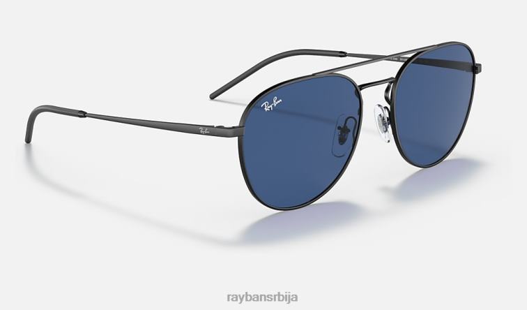 Ray-Ban рб3589 P0HP796 наочаре за сунце мат црна/плава мушкарци