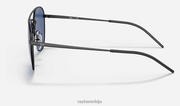 Ray-Ban рб3589 P0HP796 наочаре за сунце мат црна/плава мушкарци