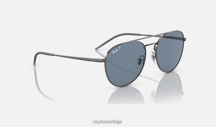Ray-Ban рб3589 P0HP797 наочаре за сунце углачан гунметал/плаво мушкарци