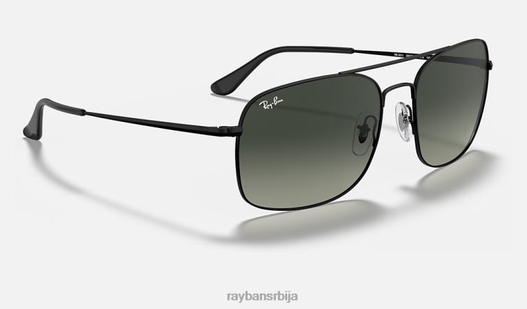 Ray-Ban рб3611 P0HP708 наочаре за сунце мат црна/сива мушкарци