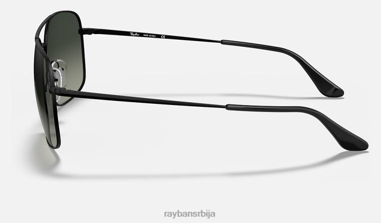 Ray-Ban рб3611 P0HP708 наочаре за сунце мат црна/сива мушкарци