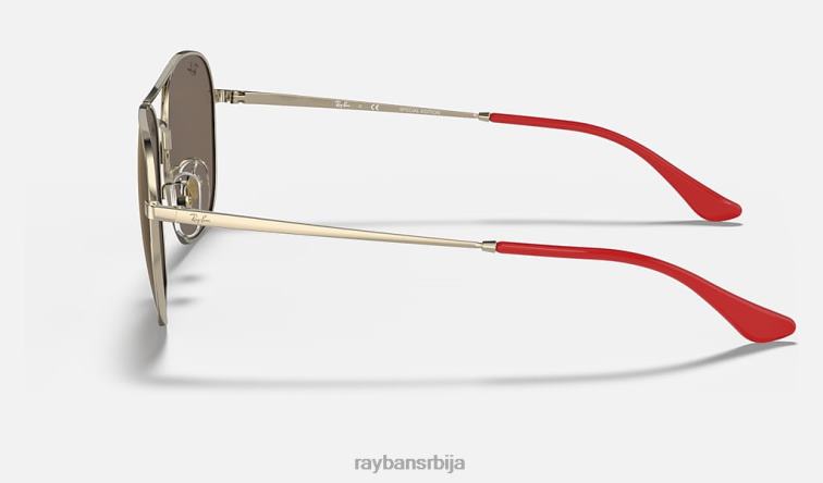 Ray-Ban рб3613д цни едитион P0HP1131 наочаре за сунце полирано злато/злато мушкарци