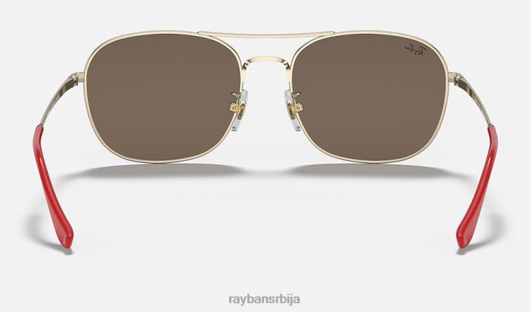 Ray-Ban рб3613д цни едитион P0HP1131 наочаре за сунце полирано злато/злато мушкарци