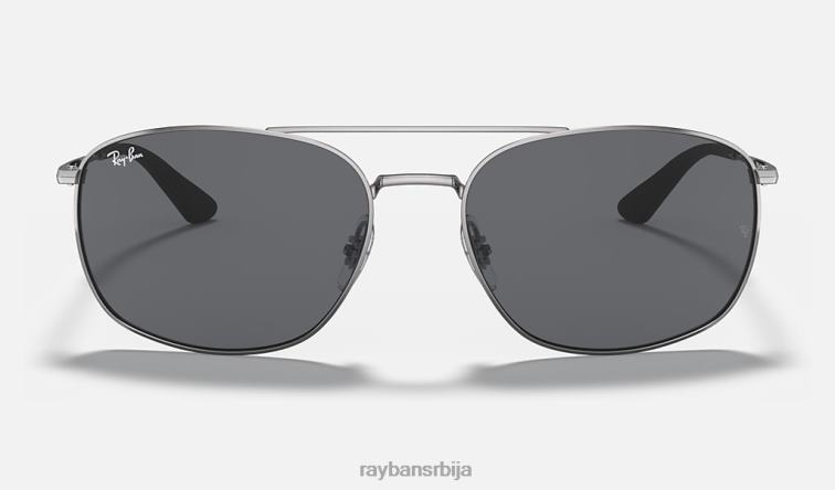 Ray-Ban рб3654 P0HP317 наочаре за сунце углачан гунметал/сива мушкарци