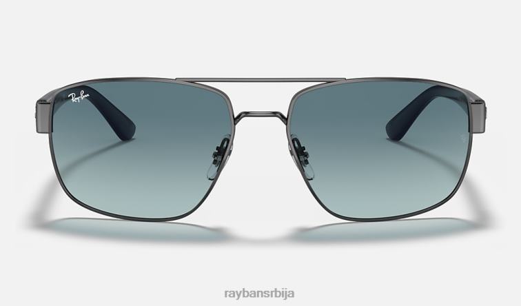 Ray-Ban рб3663 P0HP671 наочаре за сунце углачан гунметал/плаво мушкарци