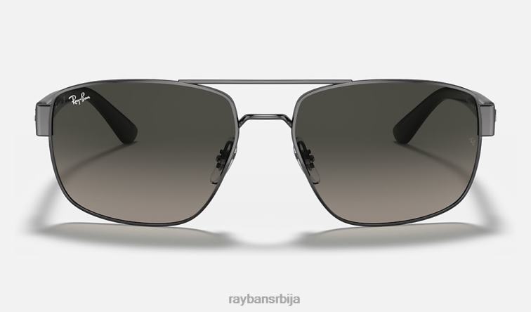 Ray-Ban рб3663 P0HP672 наочаре за сунце углачан гунметал/сива мушкарци
